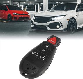 img 3 attached to 🔑 Автоключ X AUTOHAUX для Dodge Dart безключевого входа Брелок для автомобилей 433 МГц Замена 13-16