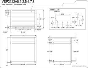 img 1 attached to Kingston Brass VSP3122A5 Commercial Console