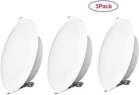 img 4 attached to 🚐 RISESTAR KICORED 4.5Inch LED RV Recessed Ceiling Light DC12V Cabinet Light - Interior Lighting for RV, Motorhome, Camper, Caravan, Trailer, Boat - Warm White (Pack of 3)