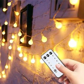 img 2 attached to 🏕️ Camping String Lights Waterproof: 65.67ft 150 Led with Rf Remote - Plug in Outdoor String Lights for Colorful Decor, Parties, and Garden