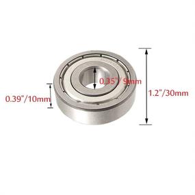 img 3 attached to 🔒 Reliable 6200Z 10mm Groove Sealed Bearing: High-Quality Performance Guaranteed!