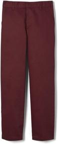 img 4 attached to 👖 Adjustable Waist French Toast Work Wear Finish Relaxed Fit Pant for Boys (Standard & Husky Sizes)