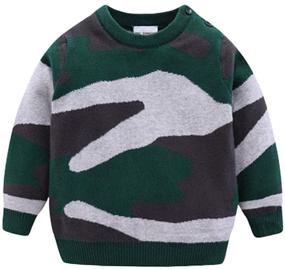 img 4 attached to Mud Kingdom Sweater Pullover Crocodile Boys' Clothing: Stylish & Cozy Sweaters for Young Gentlemen