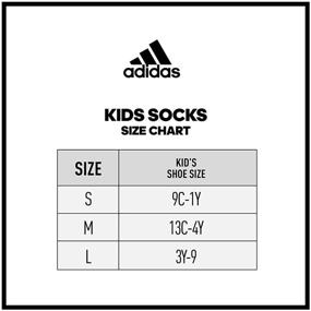 img 1 attached to 🧦 Носки Adidas Unisex-Child для мальчиков/девочек с амортизацией (6 пар): идеальный комфорт для активных детей
