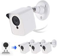 📷 gresur wall mount wyze cam v2: 360 degree adjustable & weatherproof housing – ideal for indoor/outdoor use (white, 3 pack) logo
