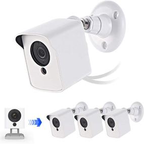 img 4 attached to 📷 Gresur Wall Mount Wyze Cam V2: 360 Degree Adjustable & Weatherproof Housing – Ideal for Indoor/Outdoor Use (White, 3 Pack)