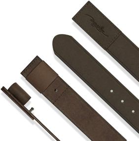 img 2 attached to 🔧 Revolutionary POYOLEE Mechanics Buckleless Scratch Leather Men's Accessories - Unparalleled Style and Functionality