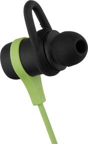 img 3 attached to Amazon Basics Wireless Bluetooth Fitness Headphones Earbuds with Microphone, Green: Unleash Your Workout Potential