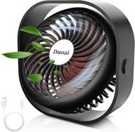 operated duoai rechargeable small personal 360°rotation logo