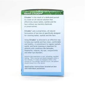 img 3 attached to 🌿 Cliradex Towelettes - Natural Face, Eyelash &amp; Eyelid Cleanser - Wipes for Demodex, Blepharitis, Mgd and Red Irritated Eye Lid - Tea Tree Oil Extract" - Minimize Germs, Soothe Eyelids &amp; Eyelashes with Cliradex Towelettes - Tea Tree Oil Infused Cleansing Wipes for Demodex, Blepharitis, Mgd, and Red Irritated Eye Lid