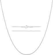 🔶 sleek and timeless: kisper sterling silver stainless necklace - perfect boys' jewelry logo