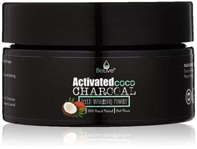 img 4 attached to 🥥 Organic Coconut Shell Activated Charcoal Powder for Teeth Whitening - Removes Bad Breath, Coffee & Tea Stains, Dental Germs + Bonus of 2 Activated Charcoal Strips included