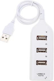 img 3 attached to 🔌 High-Speed 4-Port USB 2.0 Splitter Hub for PC Notebook - Enhanced Connectivity for High-Performance Computing (White)