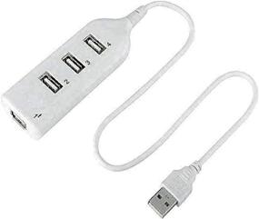 img 2 attached to 🔌 High-Speed 4-Port USB 2.0 Splitter Hub for PC Notebook - Enhanced Connectivity for High-Performance Computing (White)