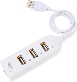 img 4 attached to 🔌 High-Speed 4-Port USB 2.0 Splitter Hub for PC Notebook - Enhanced Connectivity for High-Performance Computing (White)