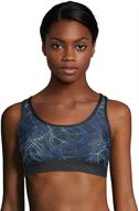 🏋️ maximum support and comfort: hanes sport women's compression racerback sports bra logo