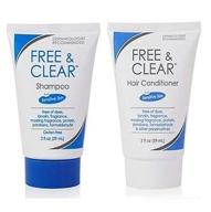 💼 convenient and travel-friendly free & clear shampoo and conditioner - 2 ounce size logo