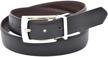 nybc reversible belt detail textured men's accessories in belts logo