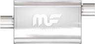 🚘 magnaflow 3.5" x 7" oval center/offset straight-through performance muffler exhaust with satin finish - 11124 logo
