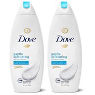 🧼 dove body wash: visibly smoother skin, gentle exfoliation, & antibacterial nourishment – 22 oz, 2 count logo