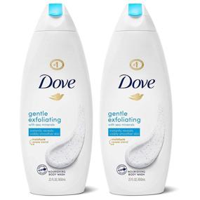 img 4 attached to 🧼 Dove Body Wash: Visibly Smoother Skin, Gentle Exfoliation, & Antibacterial Nourishment – 22 oz, 2 Count