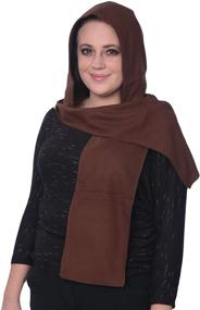 img 1 attached to ABC Scarf Unisex Hoodie Combo with Women's Scarves & Wraps