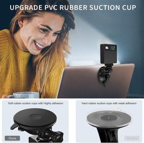 img 3 attached to 🎥 Adjustable Pixel Video Conference Lighting Kit with Suction Cup for Zoom, Computer, Laptop, MacBook, Phone, Live Streaming, Selfie, Remote Working, Zoom Calls