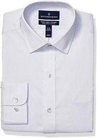 img 4 attached to 👔 Stylishly Cool BUTTONED Classic Stretch CoolMax Caviar Shirts for Men