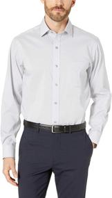 img 3 attached to 👔 Stylishly Cool BUTTONED Classic Stretch CoolMax Caviar Shirts for Men