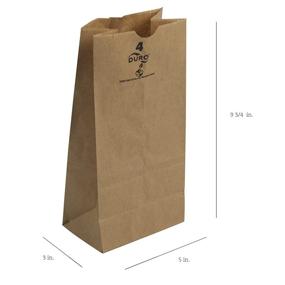 img 2 attached to 🌿 Duro 18404 Eco-Friendly Natural Kraft Packaging