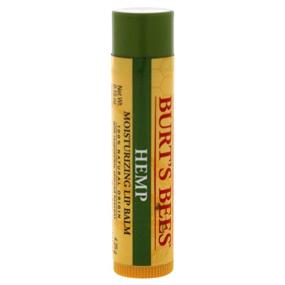 img 2 attached to 🌿 Увлажняющий губный бальзам Burt's Bees с коноплей - Унисекс губной бальзам 0.15 унций: Питательный и увлажняющий уход за губами