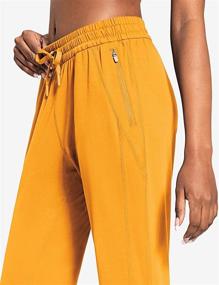 img 2 attached to 👖 Comfortable and Stylish BALEAF Women's Slim Fit Jogger Pants for Petite Figures with Zipper Pockets and Drawstring