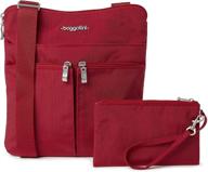 🌸 сумка-кроссбоди baggallini horizon midnight blossom для женщин: сумки и кошельки логотип