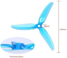 img 1 attached to HQProp 5X4 3X3V2S Tri Blade Propeller Quadcopter