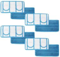 🧹 swiffer sweeper compatible: reusable microfiber mop pads, machine washable refills - 4 pack logo