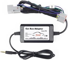 img 2 attached to 🔌 APPS2Car Car Stereo AUX Adapter Audio Cable for Ford F150 F250 F350 F550 Edge Expedition Explorer Focus Freestyle Mustang Sport Trac, Lincoln, Mercury - CD Aux Input Jack Adapters