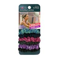 scunci space dye/solid ultra mini hair twisters - pack of 6 logo