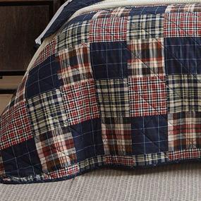 img 2 attached to 🛏️ Eddie Bauer Home Madrona Collection: Light-Weight Quilt Bedspread, 100% Cotton, Pre-Washed for Extra Comfort in Full/Queen Size, Red Bedding Set