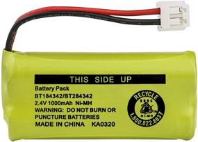img 1 attached to AT&T BT8001 / BT8000 / BT8300 / BT184342 / BT284342 / 89-1335-00 / 89-1344-01 / BATT-6010 / CPH-515D Replacement Battery (3-Pack, Bulk Packaging)