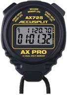 accusplit ax725 dual 🕒 line 16 memory professional stopwatch логотип