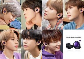 img 2 attached to 📱 Enhanced Battery and Call Quality Galaxy Buds+ Plus BTS Edition - True Wireless Earbuds with Wireless Charging Case, Purple, including Fast Charge Wireless Charging Pad - Korean Version