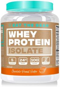 img 4 attached to 🍫 Premium Blend: Eat The Bear's Bare Isolate Chocolate Peanut Butter (Possible Packaging Variations)