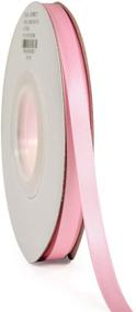 img 3 attached to 🎀 YAMA Double Face Satin Ribbon Roll - 1/4 Inch 25 Yards, Perfect for Gift Wrapping & DIY Crafts - Pink