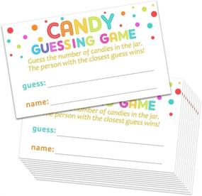 img 4 attached to 60 игровых карточек Candy Guessing Game