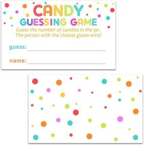 img 3 attached to 60 Candy Guessing Game Cards