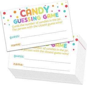 img 2 attached to 60 игровых карточек Candy Guessing Game