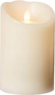 🕯️ sterno home cream smooth wax pillar with timer – add elegance with convenient time control! логотип