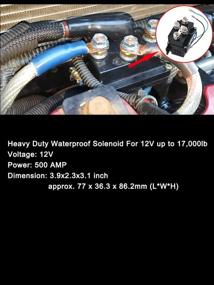 img 1 attached to 🔌 12V 500 AMP Universal Winch Solenoid Relay Contactor - Heavy Duty Upgrade | Albright Equivalent