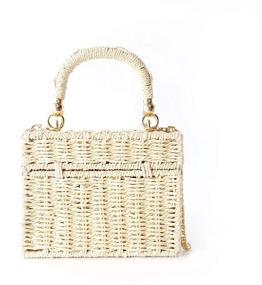 img 2 attached to 👜 Handwoven Vintage Natural Handbag: The Perfect Vacation Companion for Women's Handbags & Wallets