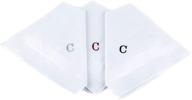 🤲 personalized initial cotton handkerchiefs in a box logo